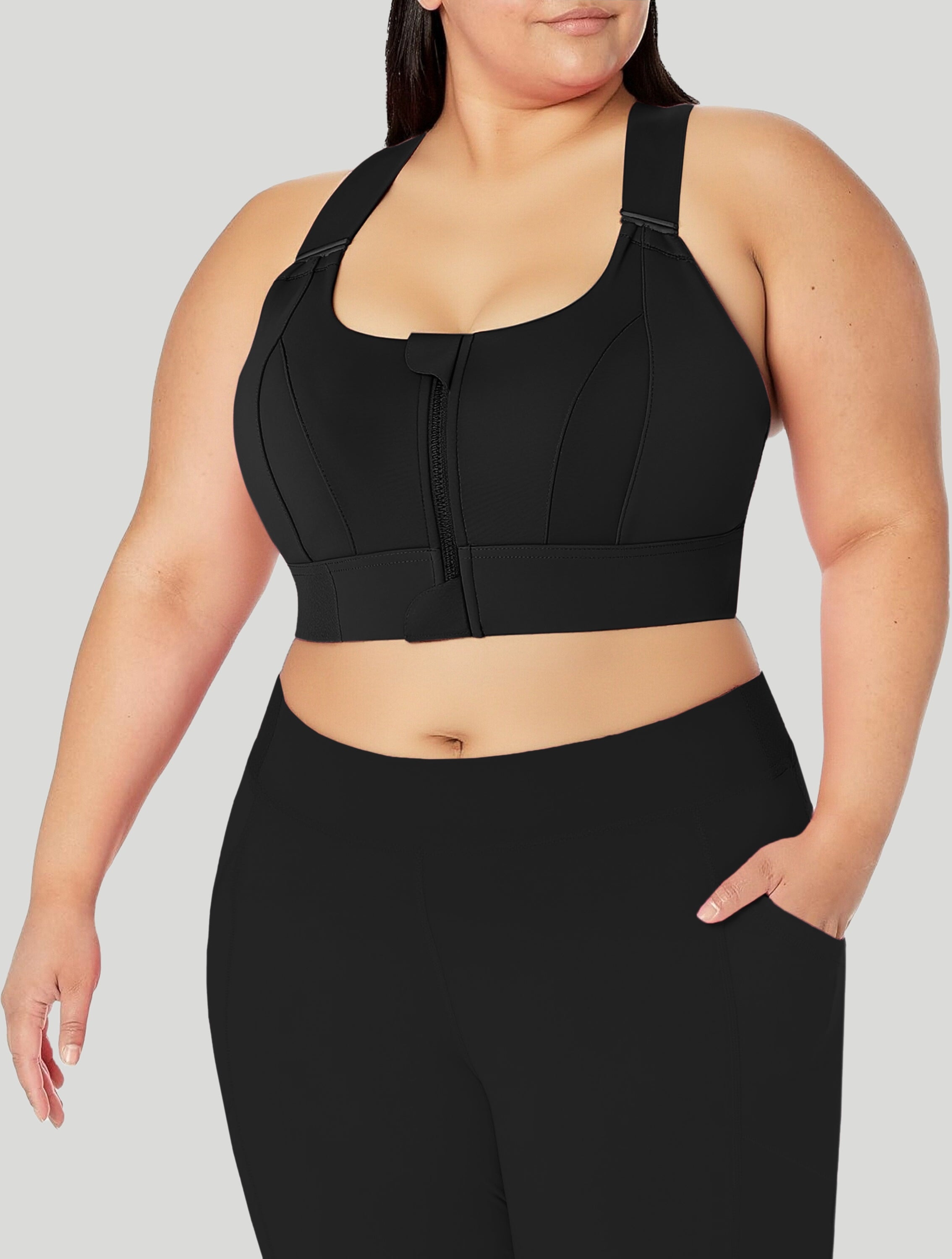 Front Zip Extreme High Support Bra
