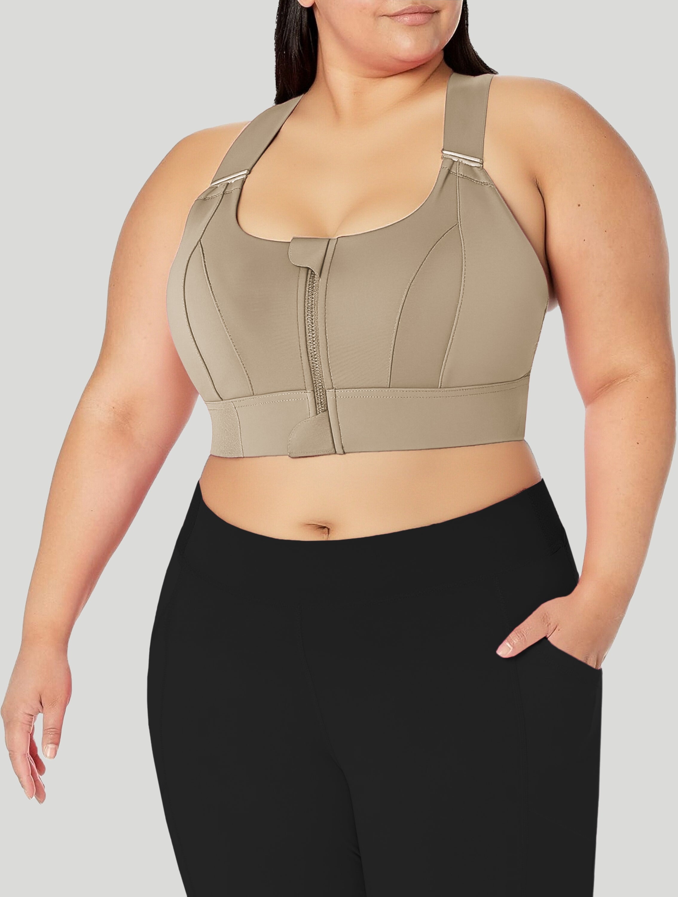 Front Zip Extreme High Support Bra