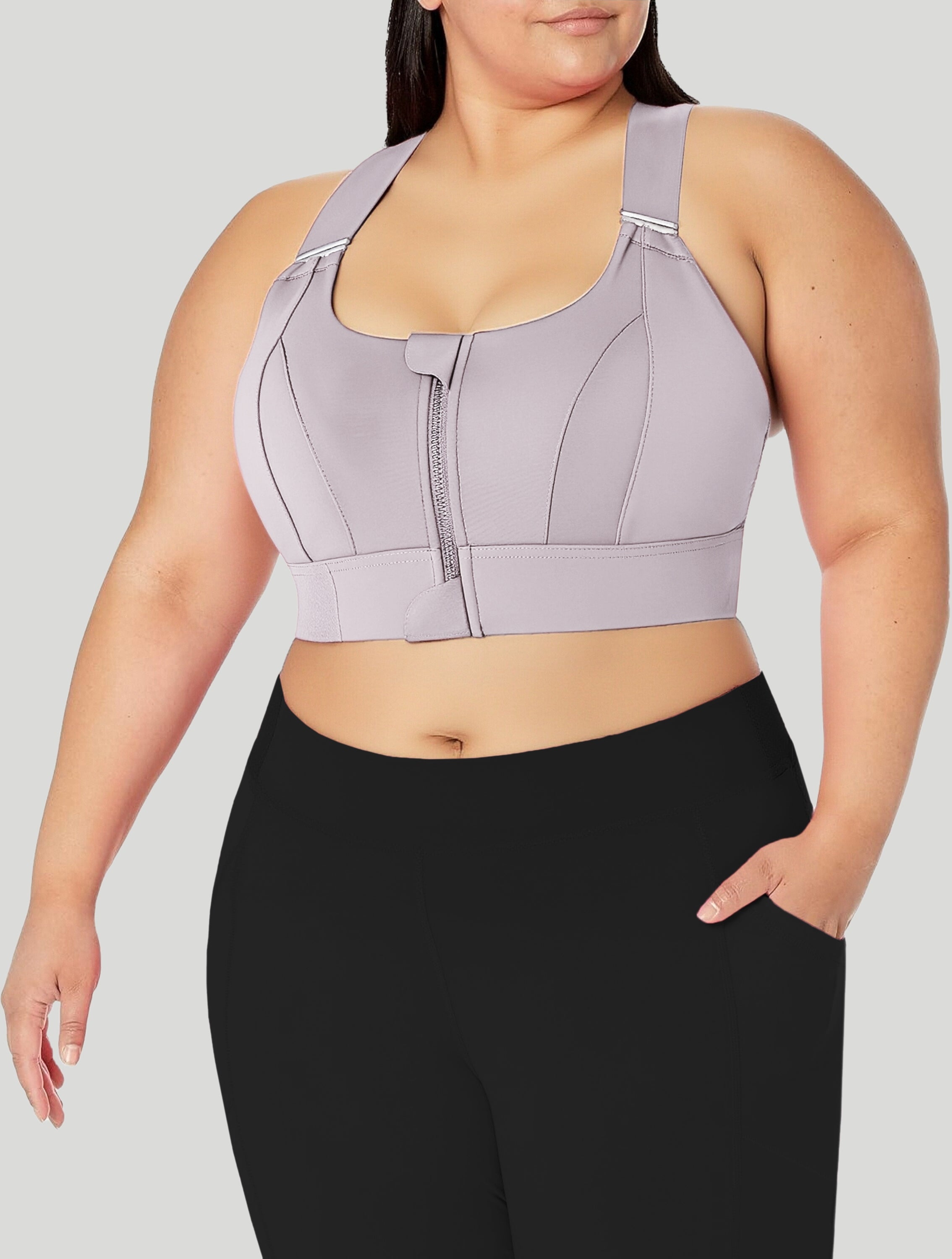 Front Zip Extreme High Support Bra