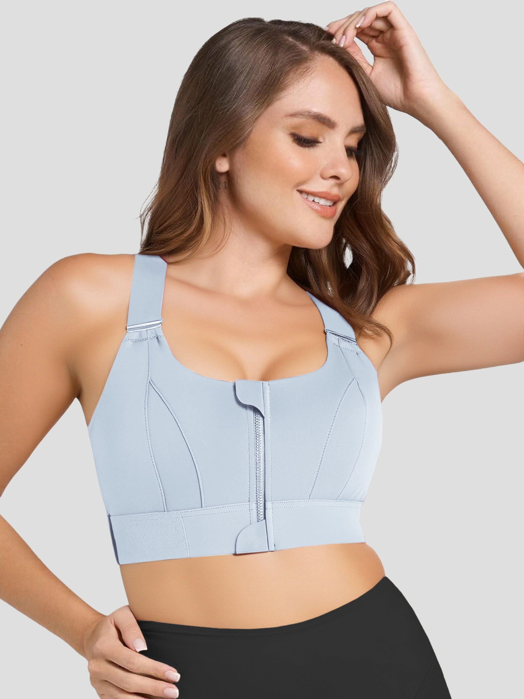 Front Zip Extreme High Support Bra