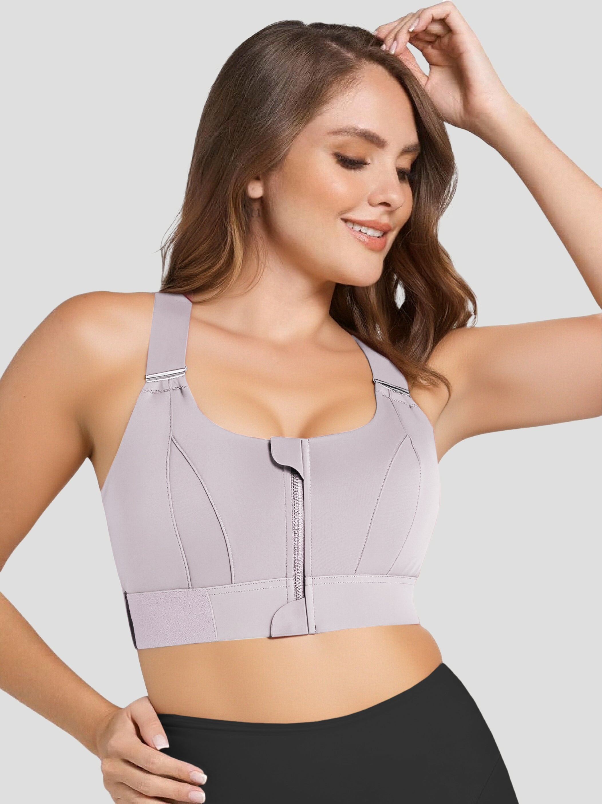 Front Zip Extreme High Support Bra
