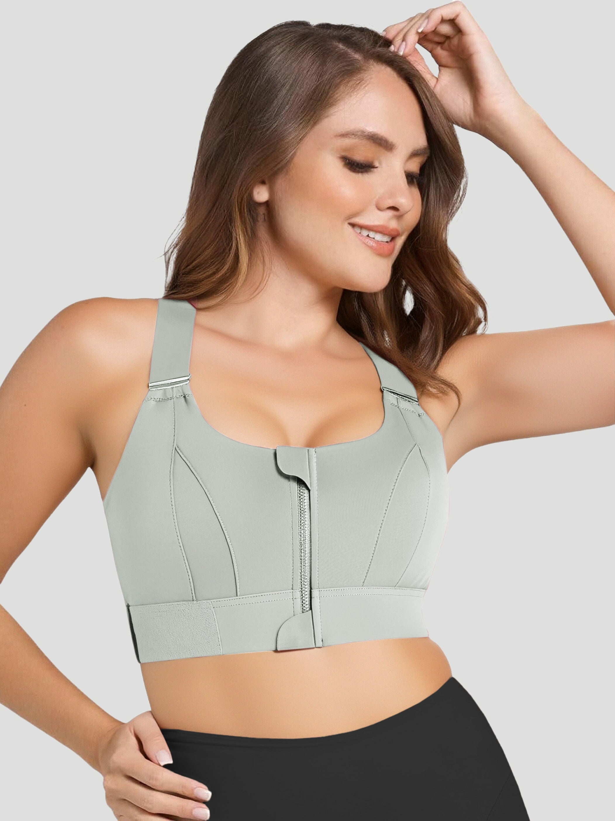 Front Zip Extreme High Support Bra